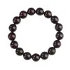 Pulseira de Sândalo Vermelho de Folha Pequena Indiana Estrela Dourada Brilhante 108 Contas Contas de Oração Contas de Oração de Sândalo Vermelho Pulseira Feminina de Múltiplos Círculos
