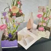 Dia das Mães Dia da Mulher Bolsa de Exibição Portátil Caixa de Arranjo de Flores Jardim de Primavera Fresca Presente de Feriado Aconchegante Atacado