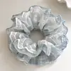 Nueva Colección Estilo Coreano de Gomas para el Cabello de Doble Capa de Alta Gama con Adorno de Encaje y Accesorios para el Cabello