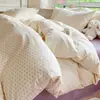 Nueva cama de algodón de clase A para madres e hijos de 120 grados, juego de cuatro piezas para el hogar, juego de tres piezas para dormitorio de estudiantes con diseño floral, venta al por mayor