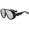 Gafas de sol nuevas para hombre de marco grande europeas y americanas, tendencia personalizada de nicho estilo punk, gafas de sol personalizadas para mujer, tendencia transfronteriza, venta al por mayor