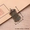 Ábaco Pi Xiu de latón puro, un símbolo de riqueza y buena fortuna, un regalo retro y creativo, un colgante y accesorio para llavero de coche
