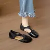 Colección Primavera 2026 Zapatos Planos de Punta Dividida para Mujer, Zapatos Mary Jane Suaves y Cómodos, Zapatos de Boca Baja Estilo Nicho para Mujer