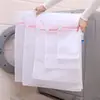 Conjunto de sacos de lavagem de malha grossa e fina para roupas íntimas, sutiã, bolsa protetora para lavagem, bolsa de malha de poliéster com zíper, geração de logotipo, cabelo
