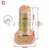 Tuerca de tornillo de brida fija para cubo de rueda de kart ATV de 10/12/14 MM