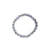 Venta al por mayor de fábrica pulsera de cristal natural negro cristal para el cabello pulsera semiacabada cuentas sueltas de cristal para el cabello accesorios de joyería hechos a mano con cuentas