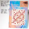 Novos Adesivos de Sobrancelha Transfronteiriços Pulseira Três em Um Decoração para Olhos e Rosto Adesivos de Diamante Borboleta Flor Adesivos Criativos de Beleza para Crianças