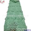 Vestido pequeño fresco de encaje con costuras de encaje, oreja de madera plisada, bordado, encaje soluble en agua, accesorios para boda CL65237