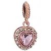 Panjia Nuevo Caliente Oro Rosa Diamante Árbol de la Vida Estrella Llave Cuentas DIY Accesorios Pulsera Pulsera