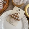 Tela de Tartán Seta del Bosque Diadema para el Cabello Pinza para el Cabello Linda para Niñas Puntos Dulces Accesorios para el Cabello para Niños Tocado de Otoño e Invierno Pinza para el Cabello