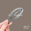 Clip de Garra de Borla de Mariposa de Perla de Diamante Hueco de Fairy Hollow Verano Horquilla de Metal para el Cabello para Mujer Parte Posterior de la Cabeza Recogido Horquilla Clip para Agarrar el Cabello