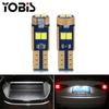 Luz do instrumento do carro T5 2016 6SMD indicador da placa de licença led decodificação modificada lâmpada de instrumento não polar