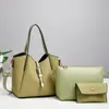 2025 Nova Bolsa Feminina Três Peças Tendência Nicho Luxo Acessível Bolsa de Ombro High-End Grande Capacidade Bolsa Tote para Mães Bolsas