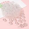 Cuentas de cristal de jade de imitación hechas a mano, de color sólido, para bricolaje, pulsera, joyería transparente, cuentas de vidrio, venta al por mayor
