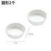 Mini Plato Cerámico Creativo Estilo Japonés para Salsa para Uso Doméstico, Adecuado para Salsa de Soja, Vinagre, Aderezo para Ensalada, Kétchup y Condimentos