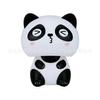 2 polegadas fofo mini panda balançando solar gato da sorte enfeites de mesa decoração de interior de carro artesanato