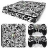 Console de Jogo Ps4 Slim Adesivo de Corpo Inteiro Material de PVC com Canaleta Guiada por Ar Filme Adesivo Bomb