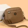 Bolso Pequeño Cuadrado Cruzado Nuevo para Mujer, Textura Suave de Cuero, Versátil para el Viaje Diario, Cabe Teléfono y Billetera, Bolso Cruzado Ligero de un Solo Hombro