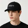 Boné Duckbill de Copa Funda com Aba Larga para Mulheres, Estilo Primavera e Outono que Afina o Rosto, Boné de Beisebol Bordado de Copa Funda para Homens, Chapéu da Moda Coreana para Proteger do Sol