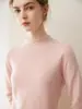 Suéter de punto Loro Piana 100% cachemir puro listo para usar de primera línea para mujer, cálido, suave, liso, favorecedor, versátil, capa base de suéter