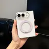 Funda de teléfono con soporte magnético plegable 18D para iPhone Duo, Funda protectora transparente de cobertura total para Apple 18D