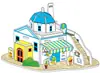 Nuevo Rompecabezas Estéreo 3D de Villa Estilo Europeo Juguetes Intelectuales DIY para Niños Regalos de Guardería Rompecabezas Familiar