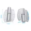 Accesorios de Ferretería para Mamparas de Baño Bisagras Planas para Puertas Bisagras para Puertas Plegables Acero Inoxidable 304 Bisagra de Cierre Automático para Puertas de Baños Públicos