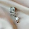 Broche para Mujer con Diseño Único, Lleno de Diamantes, Broche Floral Lujoso y Elegante, Broche Antiexposición, Pin de Fijación para Traje
