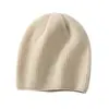 Gorro de Punto de Cachemira para Mujer 100% Cachemira Pura Gorro de Otoño e Invierno Nuevo Cálido y Versátil Gorro para Exteriores Ciclismo Gorro para el Frío