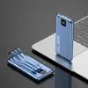 10000 mAh Compacto Portátil para Exteriores Fuente de Alimentación Móvil Múltiples Puertos USB Power Bank Digital de Gran Capacidad