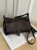 Bolso de Hombro Tejido para Mujer, Bolso Cruzado Modelo Nuevo 2026, Bolso Versátil con Acabado de Lujo, Bolso de Hombro Casual, Bolso de Mano