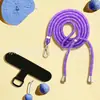 Cordón para Teléfono Móvil de 6 mm Se Puede Usar en Diagonal a Través de la Cuerda, Cordón Anti-Pérdida, Teléfono Móvil se Puede Llevar en la Espalda, Cuerda Larga Trenzada, Cordón para Hombro de Teléfono Móvil, Cadena para Teléfono Móvil