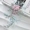Exquisitos Adhesivos de Tela Bordada con Flores de Malla Multicolores Opcionales Accesorios Decorativos para Ropa Vestidos Ropa Infantil
