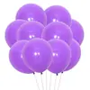 Balão de Festa Balão de Casamento Decoração de Aniversário Layout de Celebração 12 Polegadas 3.2g Redondo Fosco Emulsão Gelatina Balão