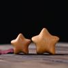 Pulsera DIY Thuja Estrella Pequeña Luna Pequeña Accesorios de Moda Talla de Madera Sólida Adornos Creativos para el Hogar