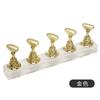 Nail acrílico prática base base suporte de unhas alta transparente prática nail sheet display stand espessado unha xadrez peça prego Suporte