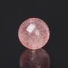 Cuentas Sueltas de Cristal de Fresa Hielo Natural Cuentas de Cristal en Polvo Lote Suelto DIY Accesorios para Pulsera de Cristal Tejida a Mano