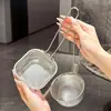 Colador de Acero Inoxidable, Colador Plegable para Fideos, Colador Doméstico para Olla Caliente, Colador Filtro para Jugos