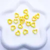 Contas de cerâmica vidrada em formato de coração contas soltas para colar pulseira pingente joias tecidas à mão acessórios diy
