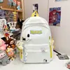 Mochila Escolar Fresca de Alto Valor Estilo Coreano para Estudiantes de Secundaria y Preparatoria, Nueva Mochila Versátil Ligera Simple de Gran Capacidad