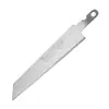 Hoja de cuchillo para fruta de acero inoxidable hecha de material 2Cr, hoja serrada afilada, se puede personalizar y reemplazar con hojas de accesorio según sea necesario.