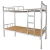 Estudantes espalhar cama de estrutura de ferro galvanizado dormitório cama de ferro de ferro grosso duplo pessoal cama alta e baixa construção piso de ferro cama de estrutura