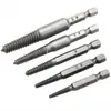 Extractor de Tornillos Rotos de Vástago Hexagonal de 5 Piezas Transfronterizo con Varilla de Liberación Rápida de 60 mm Juego de Herramientas Eléctricas para Extracción de Tornillos Rotos
