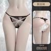 Leggings sexy sexy pretas de seda Roupa íntima de casal Meias meias abertas cruzadas Meia-calça de flerte Uniforme Meia-calça A43