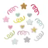 Parches Bordados al por Mayor Bordados por Computadora de Dibujos Animados Autoadhesivos Estrella de Primavera Corazón Parches de Decoración para Ropa