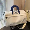 Bolsa de Viagem Grande Capacidade para Curta Distância para Mulheres, Bolsa de Mão Fashionável, Bolsa Leve para Esportes e Fitness, Bolsa de Armazenamento para Maternidade