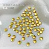 Nuevos y Modernos Rhinestones de Mono Estrella de Colores Brillantes Estrella de Cinco Puntas de Fondo Plano Decoraciones de Arte de Uñas de Vidrio K9 Venta al Por Mayor
