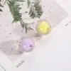 Material DIY Artesanal Cor Interna Transparente Futebol Multifacetado Contas Contas Desenho Animado Corrente para Celular Acessórios de Joia Acrílico
