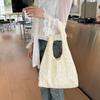Nuevo Bolso Chaleco de Encaje Estilo Perezoso Verano Chifón Lazo Axila Hombro Bolsa de Compras de Mano de Gran Capacidad