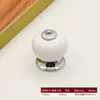 Maçaneta Colorida Antiga de Liga de Metal para Porta de Armário Dopamina Furo Único Redonda para Gaveta de Armário Porta de Guarda-Roupa